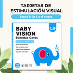 Tarjetas de Estimulación Visual Etapa 3 (6-18 meses) — Colores y Diseños Elaborados