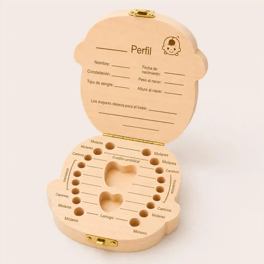 cofre para guardar dientes de leche