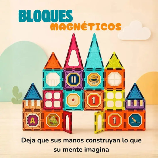 bloques magneticos imanes contruccion