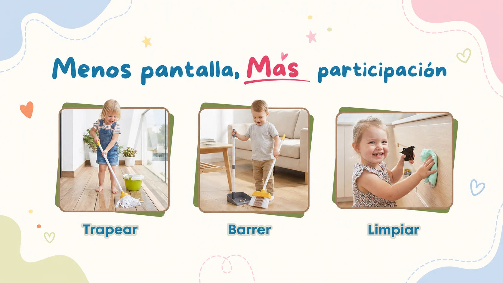 juguete de aseo niños montessori